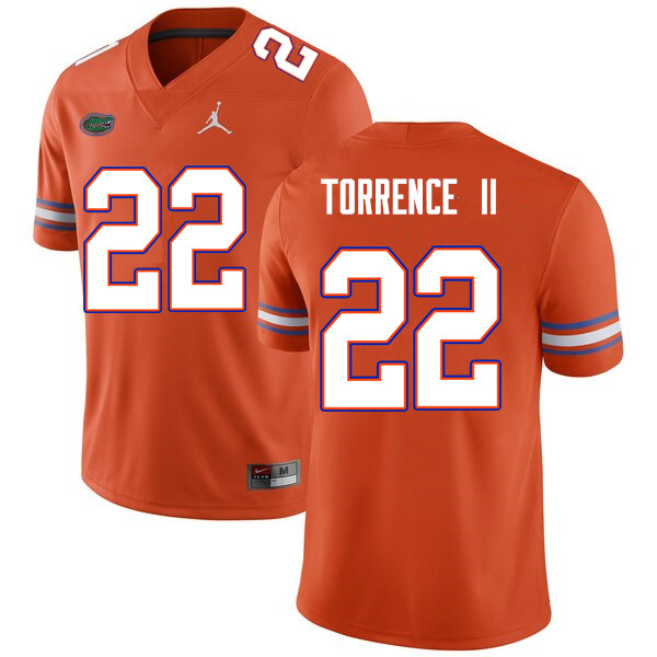 Men #22 Rashad Torrence II Florida Gators College Football Jerseys Sale-Orange
